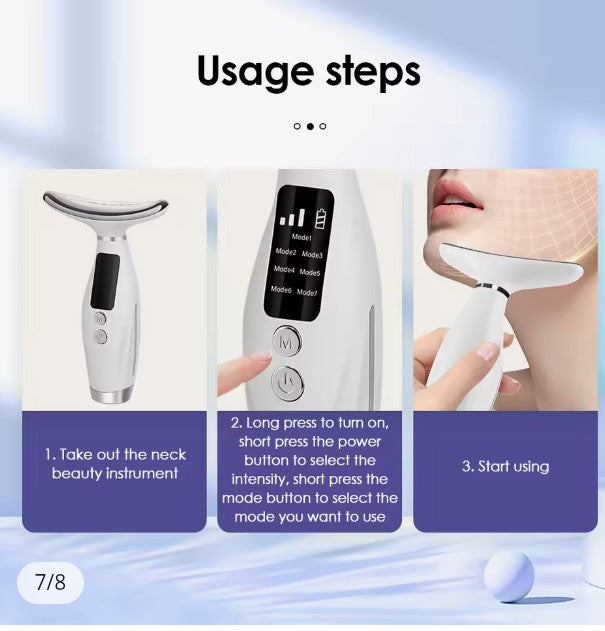 Neck face lifting massager