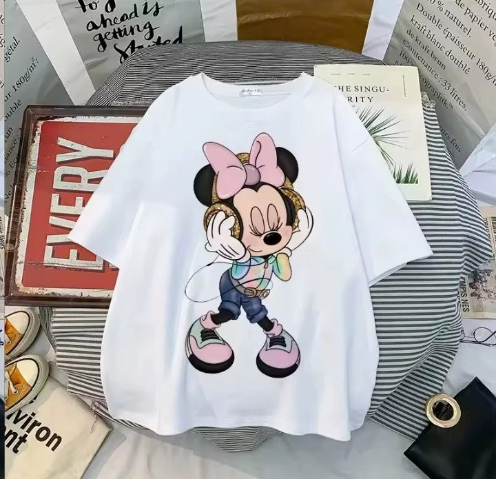 Disney new Minnie mouse kawaii fun women print