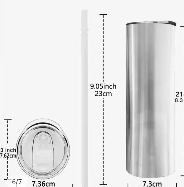 1pc 20.oz with God all things are possible Tumblr with lead and straw