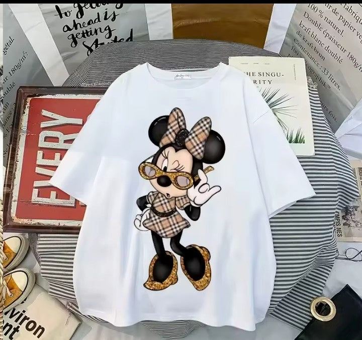 Disney new Minnie mouse kawaii fun women print