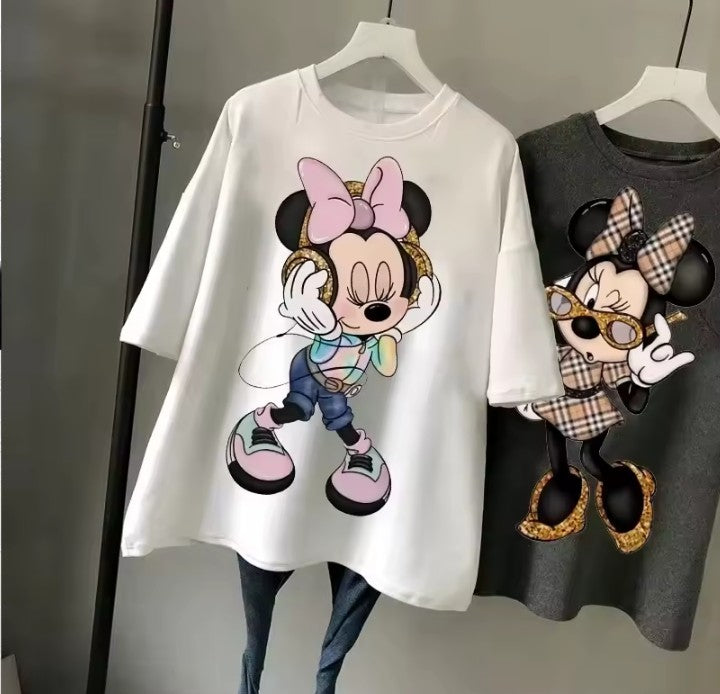 Disney new Minnie mouse kawaii fun women print